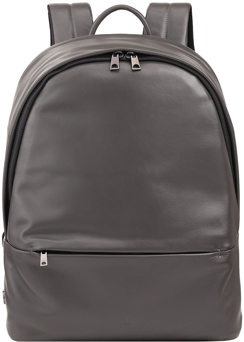DuDu Casablanca Dagrugzak Leder 40 cm Laptopvak - 38cm (15 duim) - anthracite