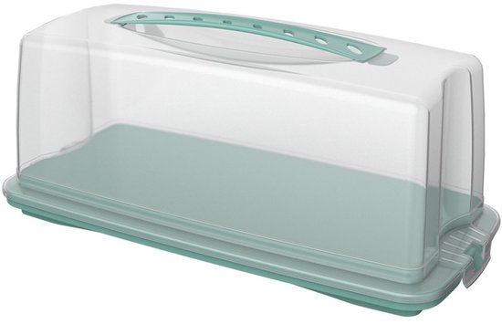 Rotho Fresh Cakedoos Rechthoek 36x16.5x16.5 cm Mistletoe Groen