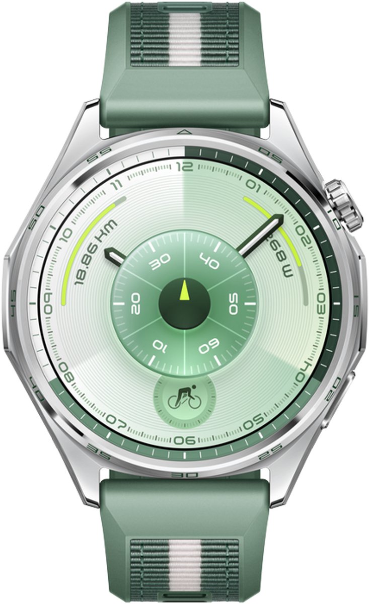 Bol.com Huawei WATCH GT 6 46mm Groen | 21-Daagse Batterijduur - Nauwkeurige GPS- en Hartslagmeting - Innovatieve Pro-niveau Fiet... aanbieding