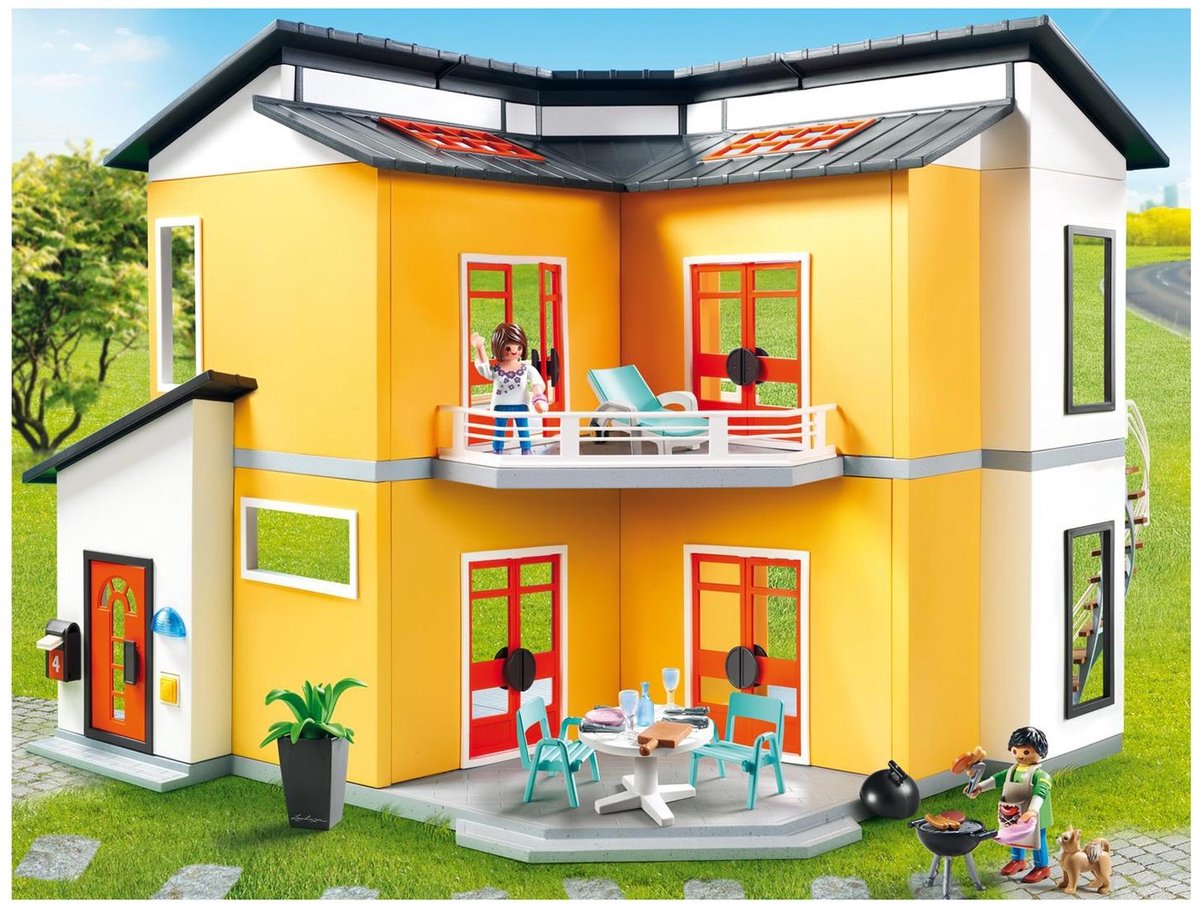 PLAYMOBIL City Life Modern Woonhuis - 9266 — afbeelding 18