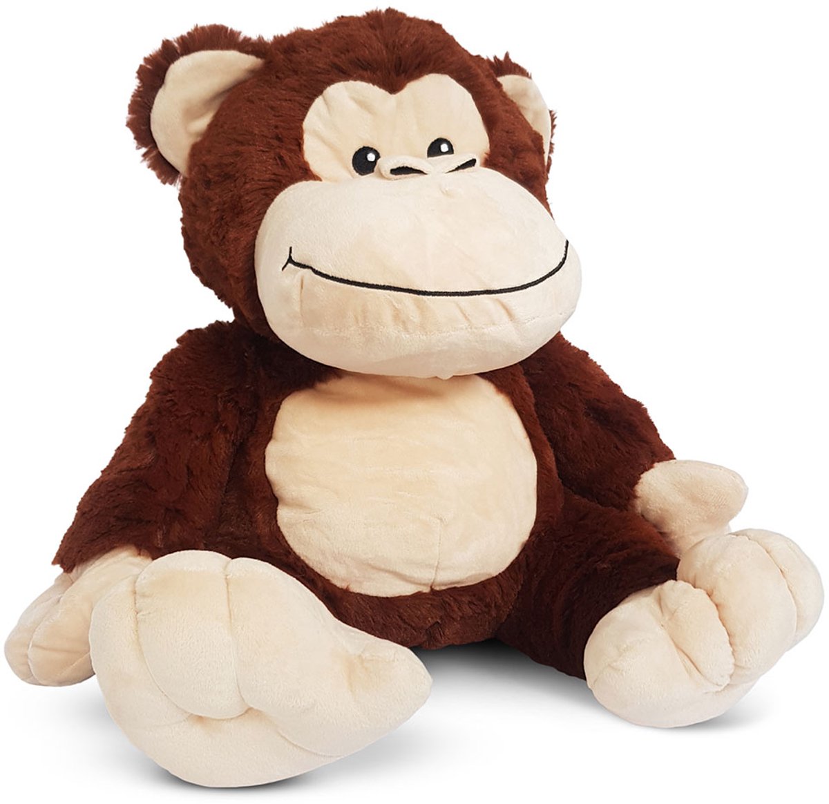 Knuffel met jouw ingesproken bericht [MP3 + Microfoon] | Aap / Apenknuffel 45cm | Inclusief Voice Recorder | Cadeau: Valentijn – Moederdag – Vaderdag – Kraamcadeau | Knuffel met geluid met jouw eigen stem | Knuffel Boodschap – Message in a Cuddle — afbeelding 3