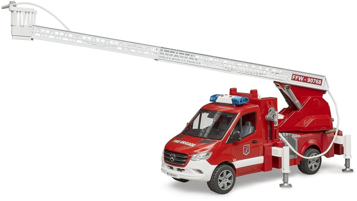 bruder MB Sprinter brandweerwagen met licht en geluid modelvoertuig thumbnail 3