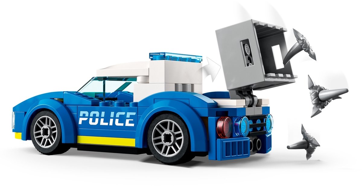 LEGO® City IJswagen politieachtervolging 60314 bouwset voor kinderen vanaf 5 jaar; met een ijswagen met kledderschieter, een onderscheppingsvoertuig van de politie, een geldautomaat en 2 personages uit de LEGO City tv-serie (317 onderdelen) — afbeelding 25