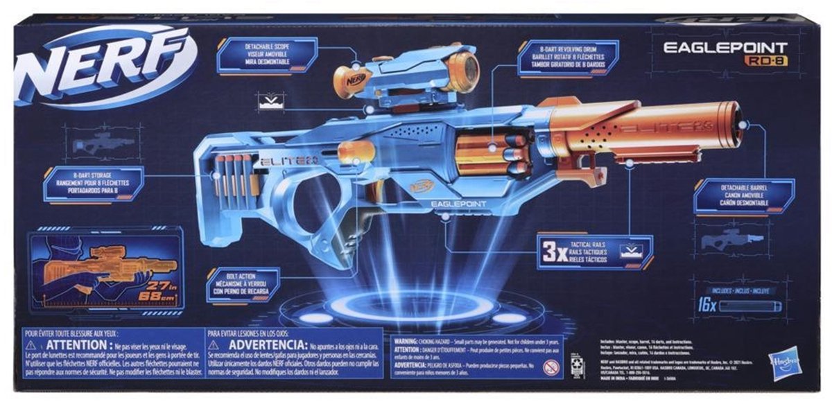 NERF Elite 2.0 Eaglepoint RD 8 - Blaster — afbeelding 13