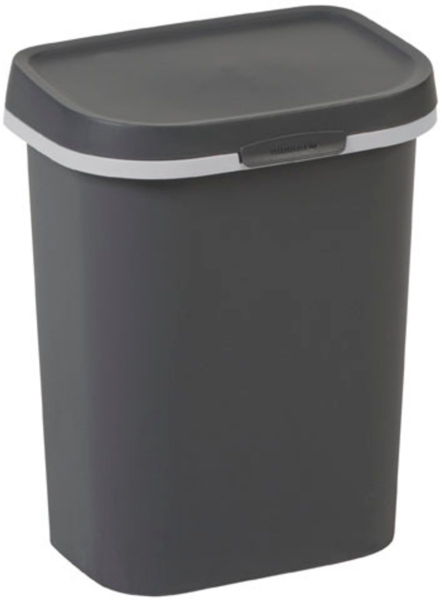 Allibert Mistral afvalbak - 10 l - antraciet