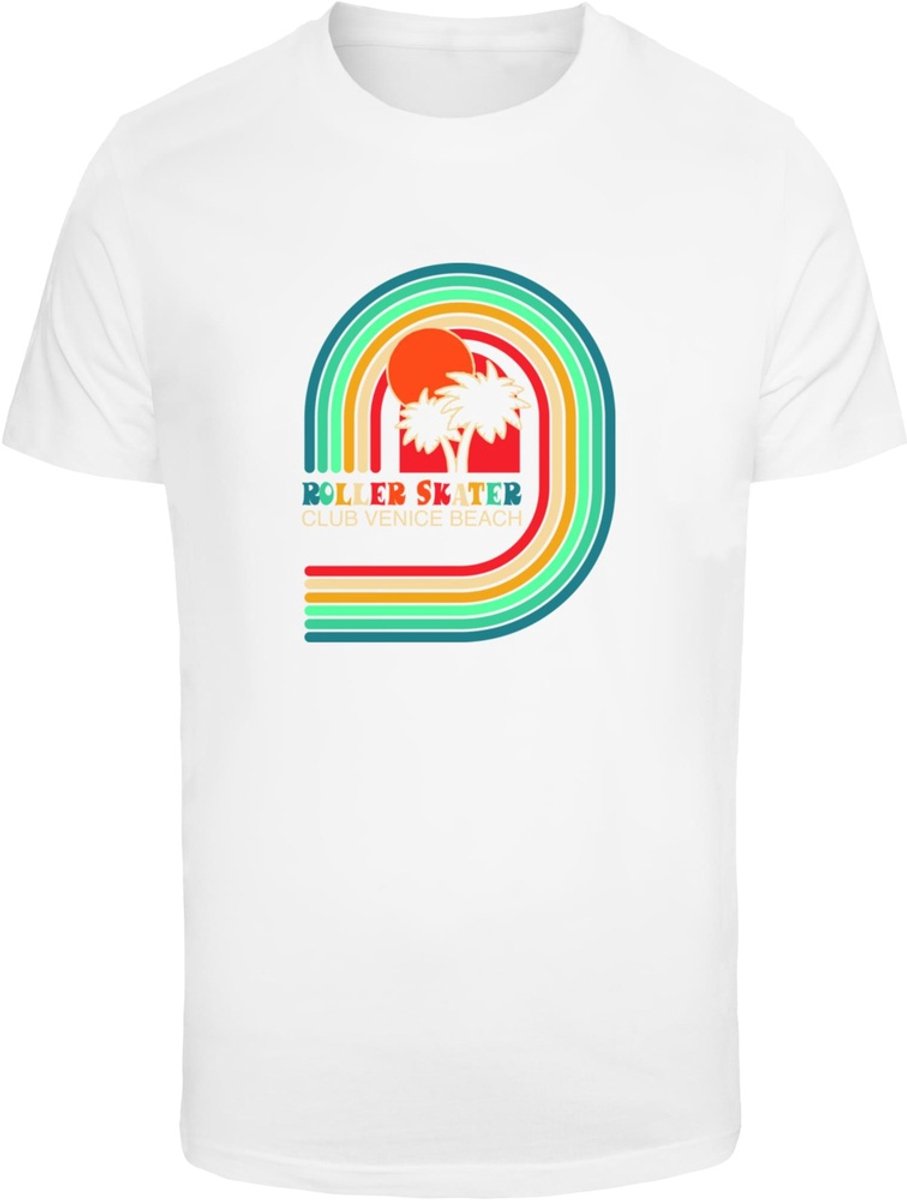 Mister Tee Roller Skater Heren T-shirt M Wit