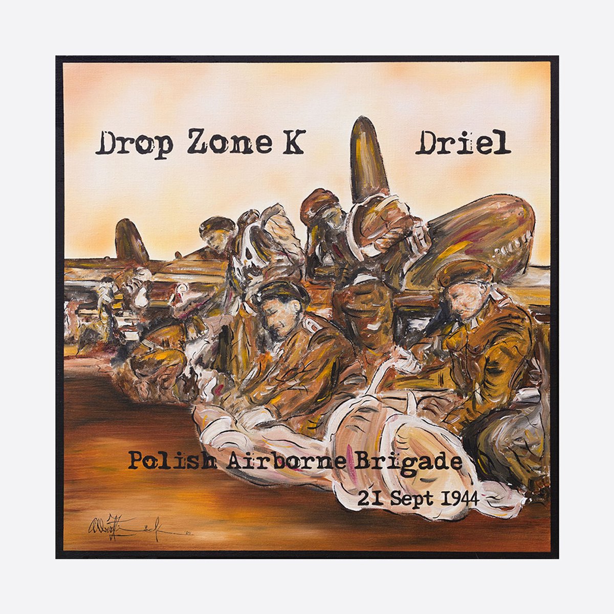 Zeefdruk Airborne Collection - Drop Zone K - Driel