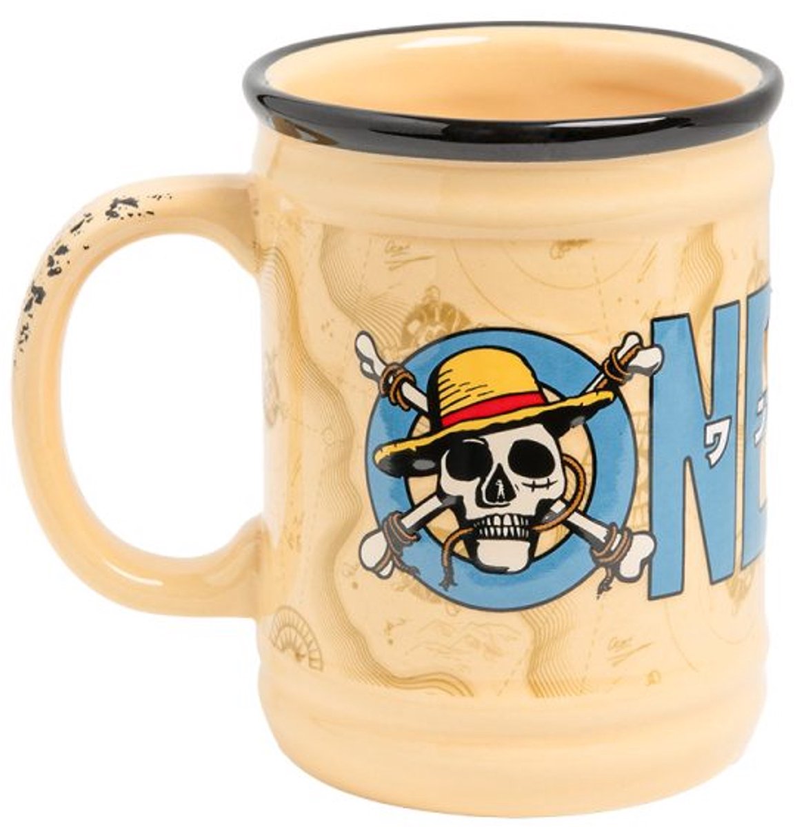 Paladone Products One Piece Shaped Mok / Beker Jolly Roger Cups & Mok / Bekers