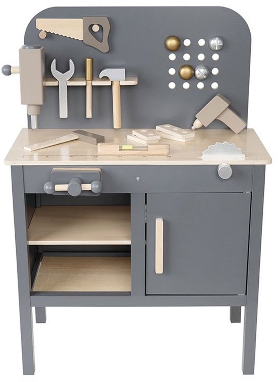 Jabadabado - Houten werkbank met gereedschap