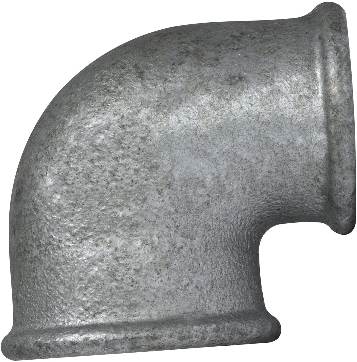 C65057 - Verkleinde gietijzeren elleboog 3/4'' x 1'' 90Â° - vrouwelijke schroefverbinding
