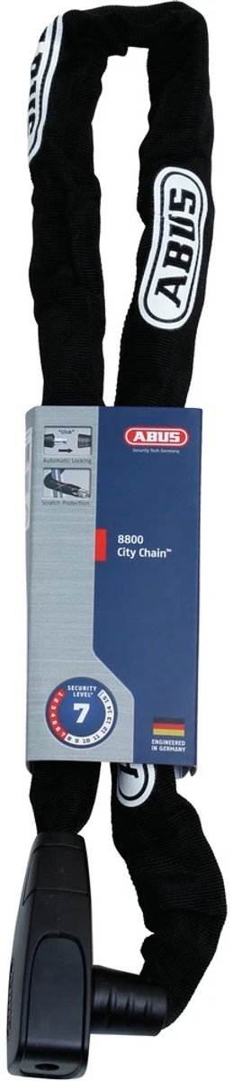 Fietsslot ABUS Kettingslot - CityChain 8800 - Security level 7 - zwart - 95 cm - Geschikt voor elektrische fietsen en stadsfietsen – foto 5