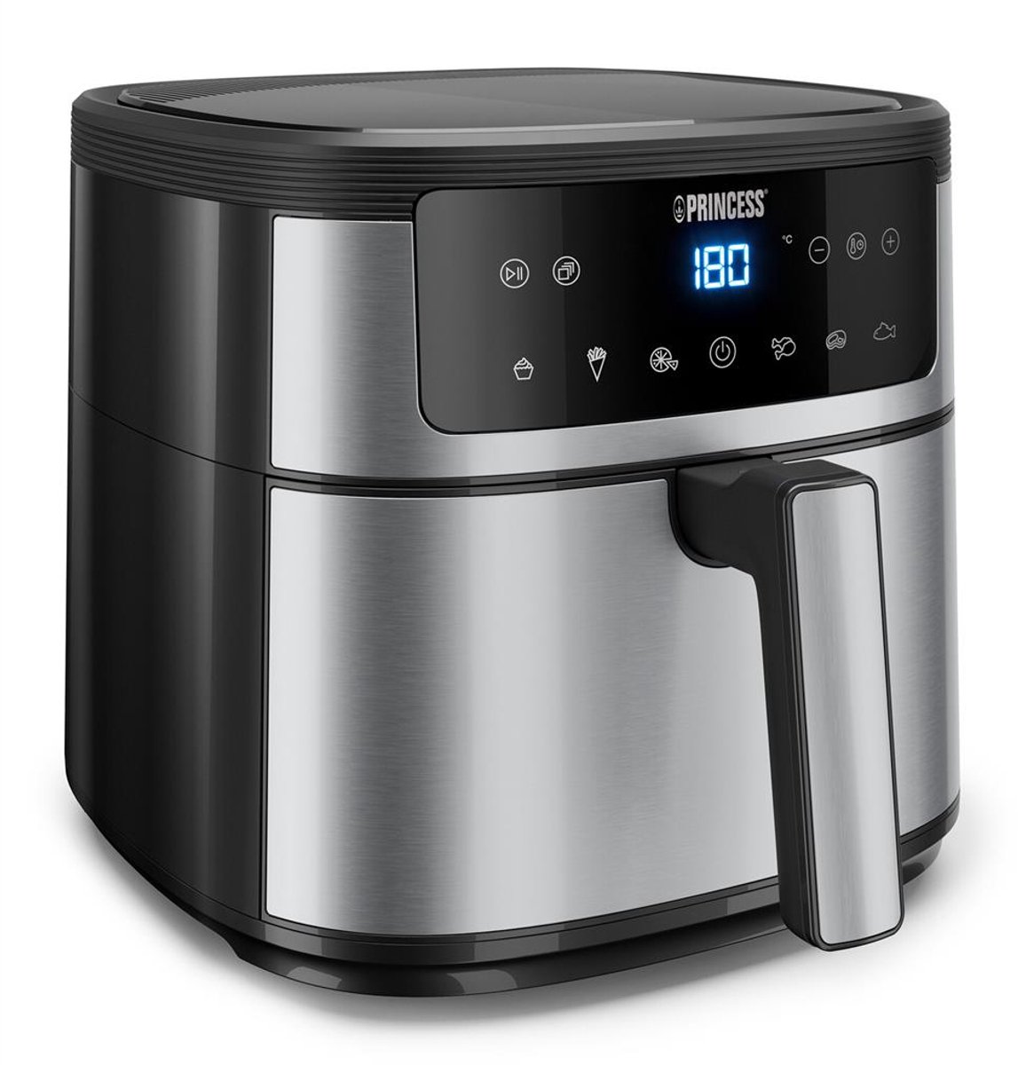 Princess Digital Airfryer 182463 - Heteluchtfriteuse - 6 liter - 1500 W - RVS — afbeelding 6