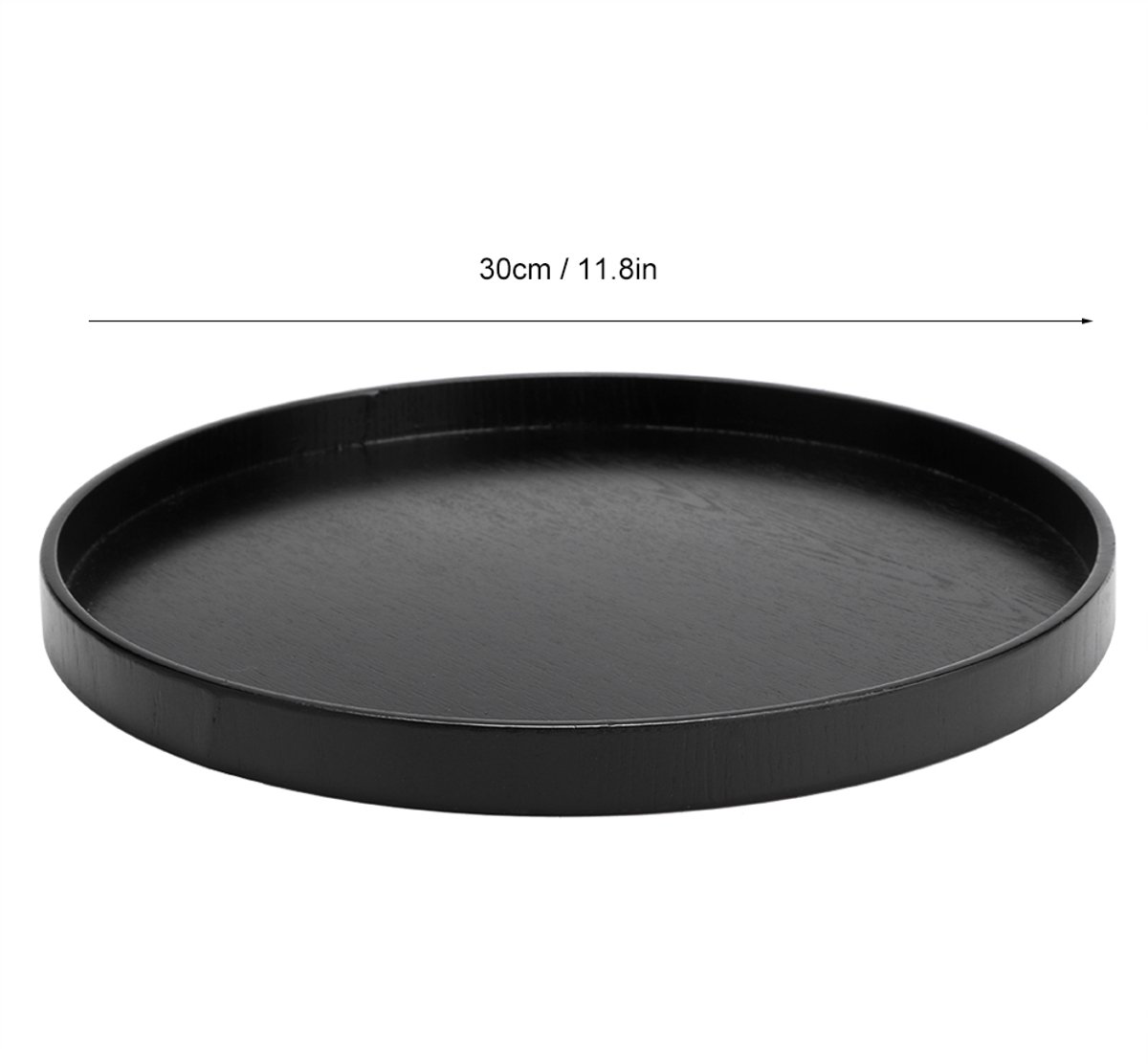 Chamada Decoratief dienblad leren tray rond Lauren beige L » CHE Interiors