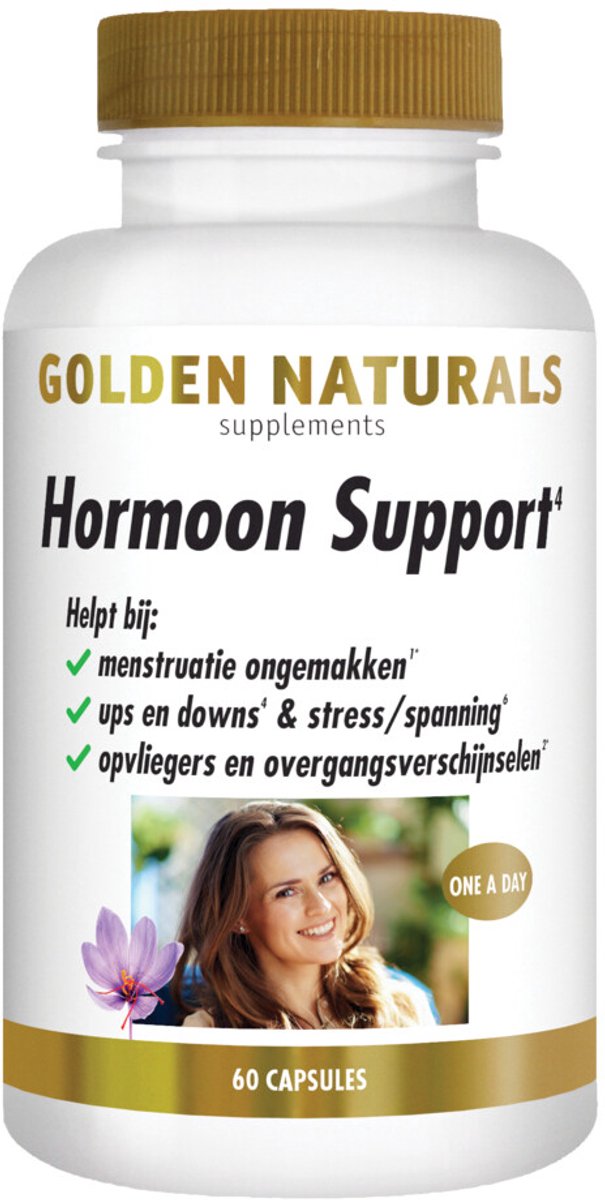 Golden Naturals - Hormoon Support - 2 x 60 vegacapsules - Voordeelverpakking