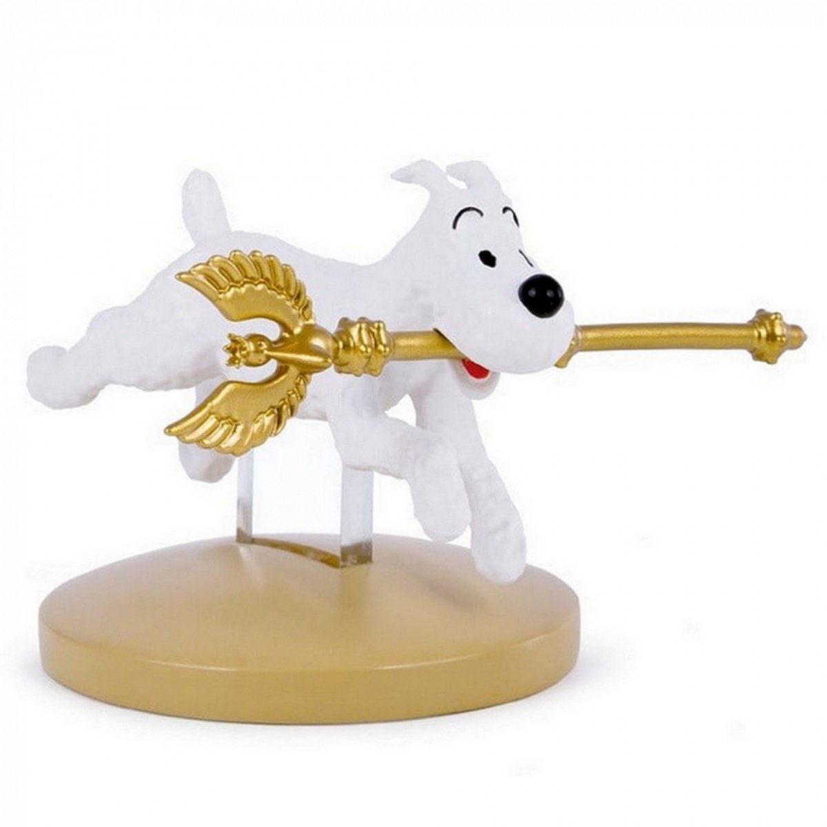 Bobbie met scepter 7cm - Kuifje beeldje - 42260