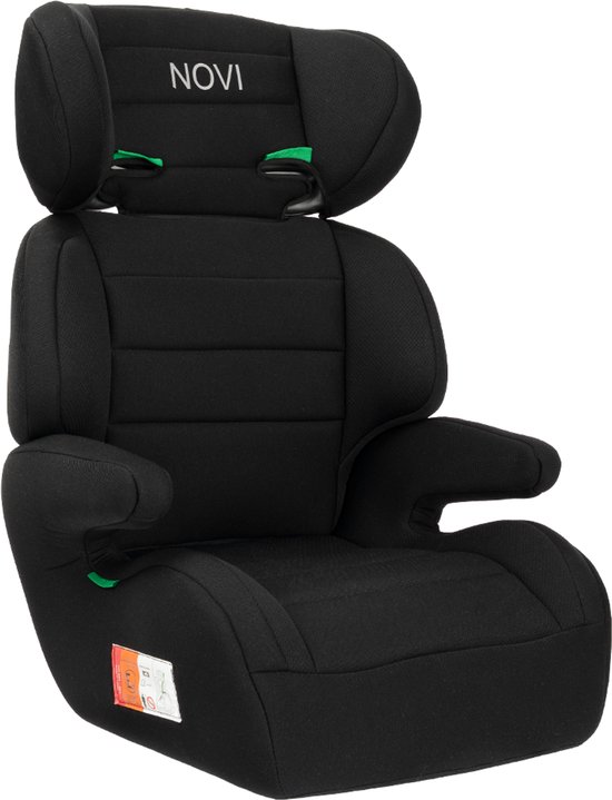 Novi Baby Charly Premium Autostoel - i-Size - Gordel - Zwart - Geschikt van 126 tot 150 cm van Novi Baby® — afbeelding 2