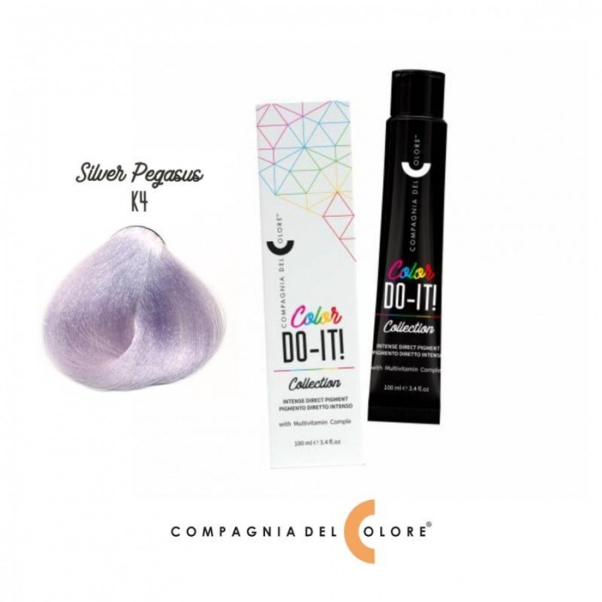 Compagnia Del Colore haarverf DO-IT ZILVER PEGASUS 100 ml