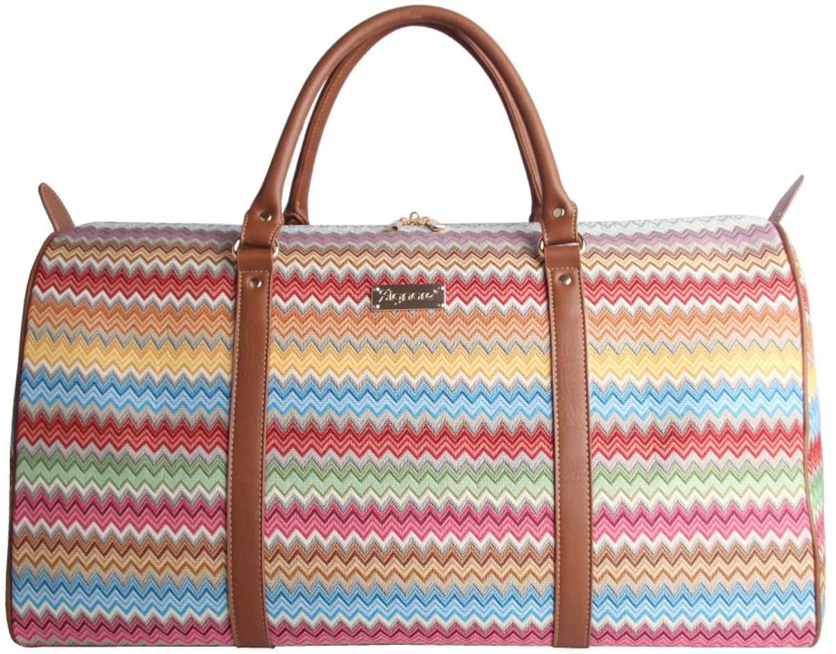 Weekendtas - Aztec - kleurtjes - met schouderband