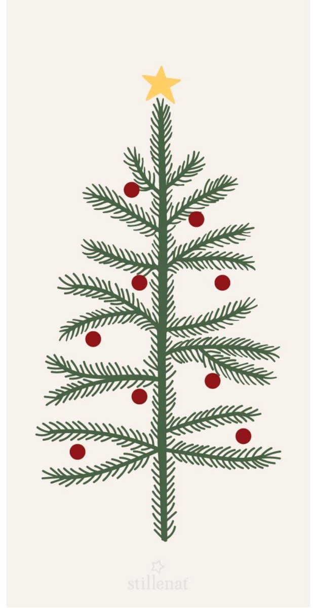 IB Laursen - 16 kerstservetten - papier - 3-laags, 40x40cm