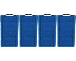 Aquarium Filter - Double Sided Filter - 4 Pieces Blue Filter Cartridges - Aquarium Tank Turtle Element - Carbon Filter Replacement - Aquarium Accessories - Blauwe Filter