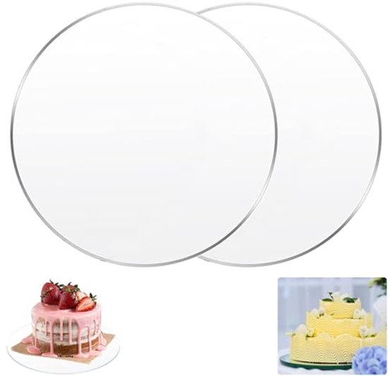 Cake Boards 20 cm kopen – Set van 5 Witte Taartborden