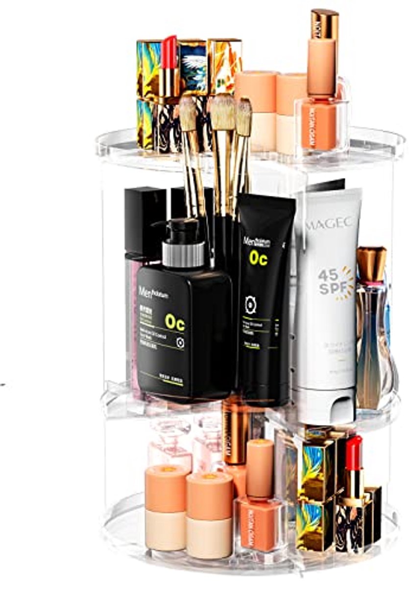 Cosmetica Make-up Organizer - 360 Graden Draaibaar en Transparant