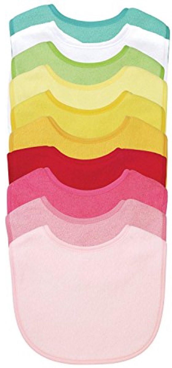 Waterdichte absorberende slabbetjes voor meisjes (3-12 maanden) - 10 stuks