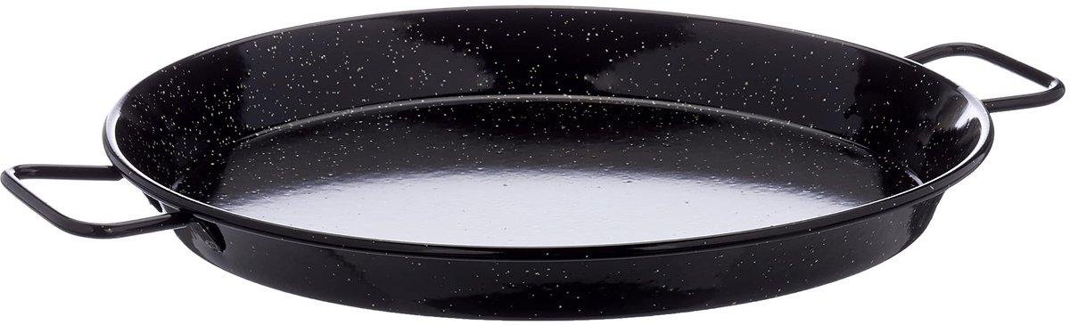 Ibenzoa® Grote emaille pan voor authentieke paella en meer gerechten