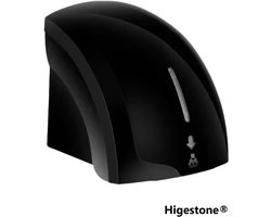 Handdroger | Nieuwe Model | 1800 Watt | Droogtijd 10 - 12 Sec. | Luxe | Snel Je Handen Drogen | Papier Dispenser | Horeca | Higestone | Zwart