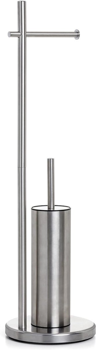 DailySupplies® Toiletbutler - Toiletrolhouder Staand - Zilver