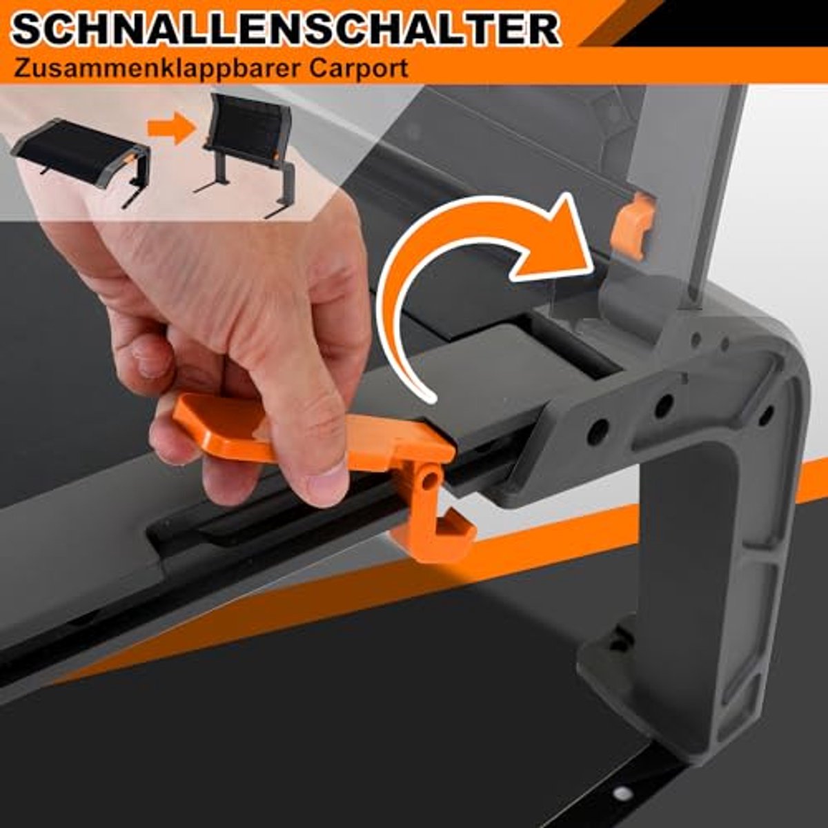 Inklapbare Beschermende Overkapping Robotmaaier 72x56x36cm - afbeelding 3