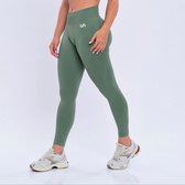 Euphoria Sportlegging Dames - Sportkleding Dames - Sportbroek Dames - Yoga Broek Dames - Groen - Maat M