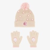 Ensemble bonnet et gants pour enfant Gabby - Beige