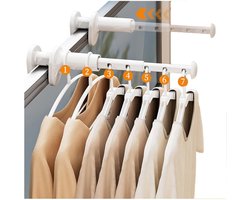 DailySupplies® Wanddroogrek - Droogrek Inklapbaar - Wasrek - Droogtoren - Droogrekken - Wit