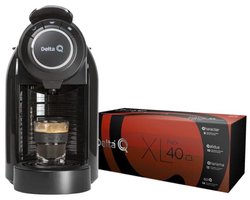 Volautomatische Koffiecapsulemachine - Zwart - 1L - Geschenkverpakking XL - Inclusief 40 Capsules