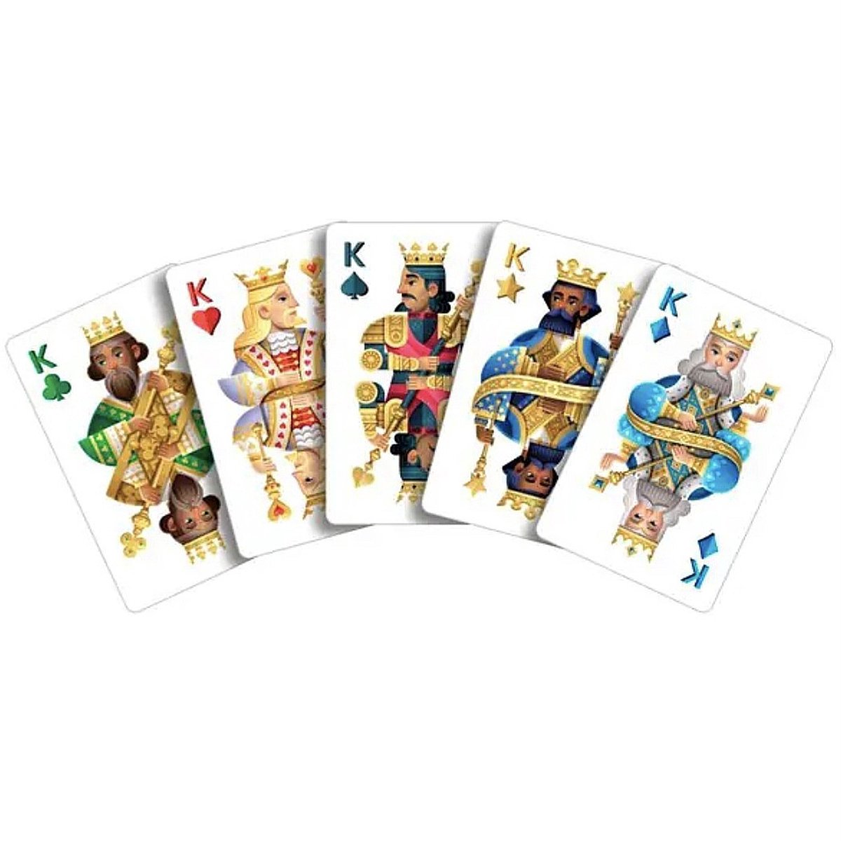 Goliath Five Crowns - Kaartspel - Familiespel - Strategiespel — afbeelding 3