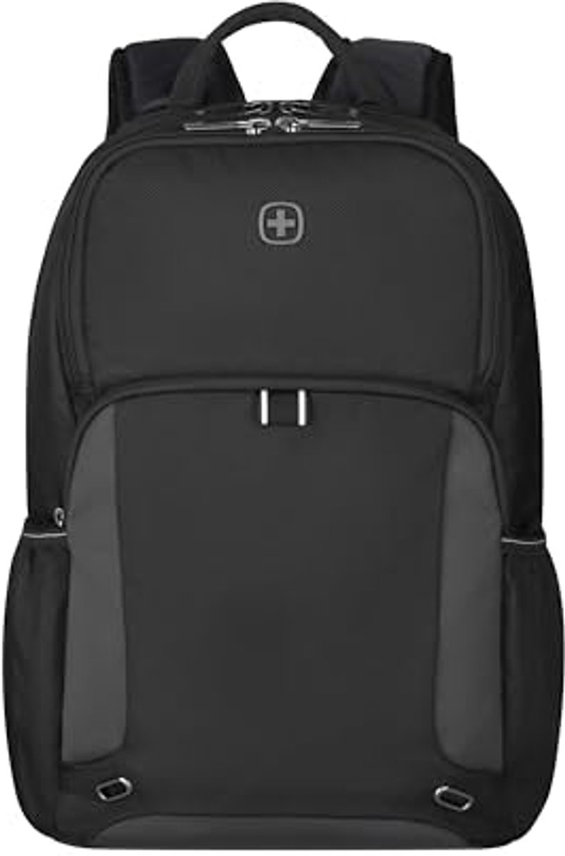 Zwarte Laptoprugzak voor 15,6 Inch Laptops met Tablettas