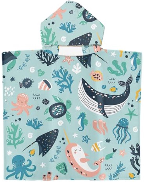 Poncho-Handdoek met Capuchon DISNEY Microvezel