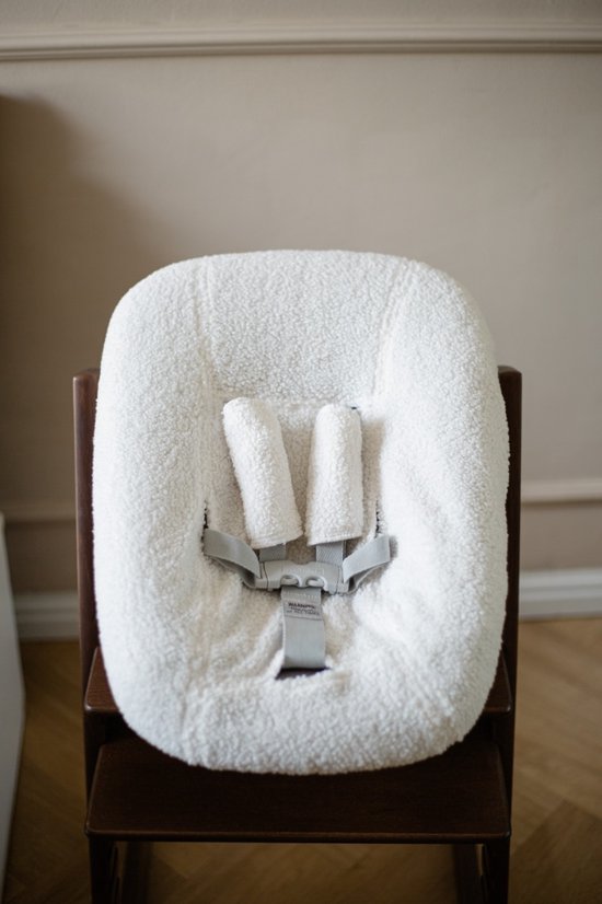 MamaLoes Teddy Bouclé Naturel Newbornhoes van Merkloos — afbeelding 2