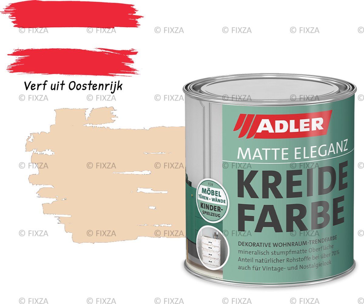 ADLER Vivido Krijtverf – Buidelmees – Duurzame matte verf voor hout, meubels, deuren, metaal en kunststof – 375 ml