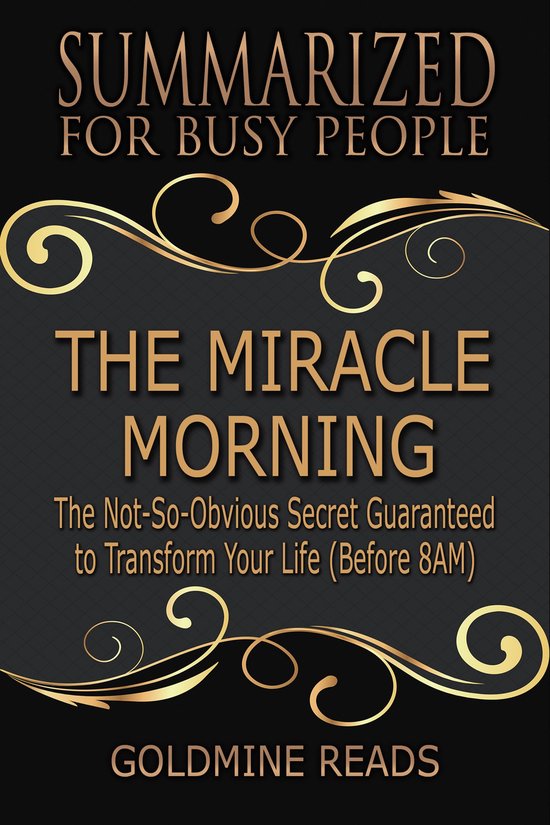 The Miracle Morning - Summarized for Busy People - cover