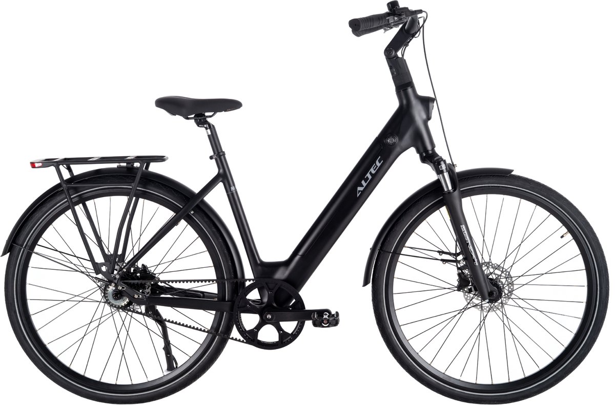 Altec Move - Elektrische Damesfiets - Urban fiets - Stadsfiets - 28 inch - 50 cm - Achterwielmotor - Hydraulische schijfremmen - Beltdrive - Zwart - Altec - €1.439,00
