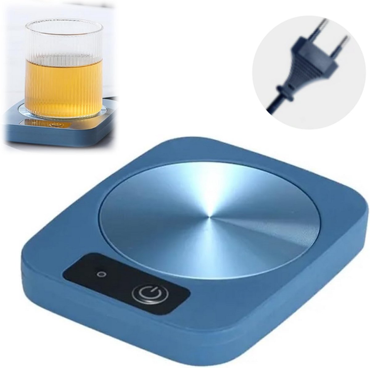 onderzetters- onderzetters voor glazen- Koffiekopjesverwarmer - 55°C slimme thermostatisch
