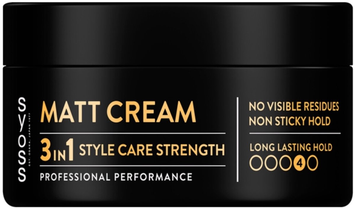 SYOSS - Matt Finish Paste 100 ml - Haarpaste - Matterende Afwerking - 100ml - 1 stuk