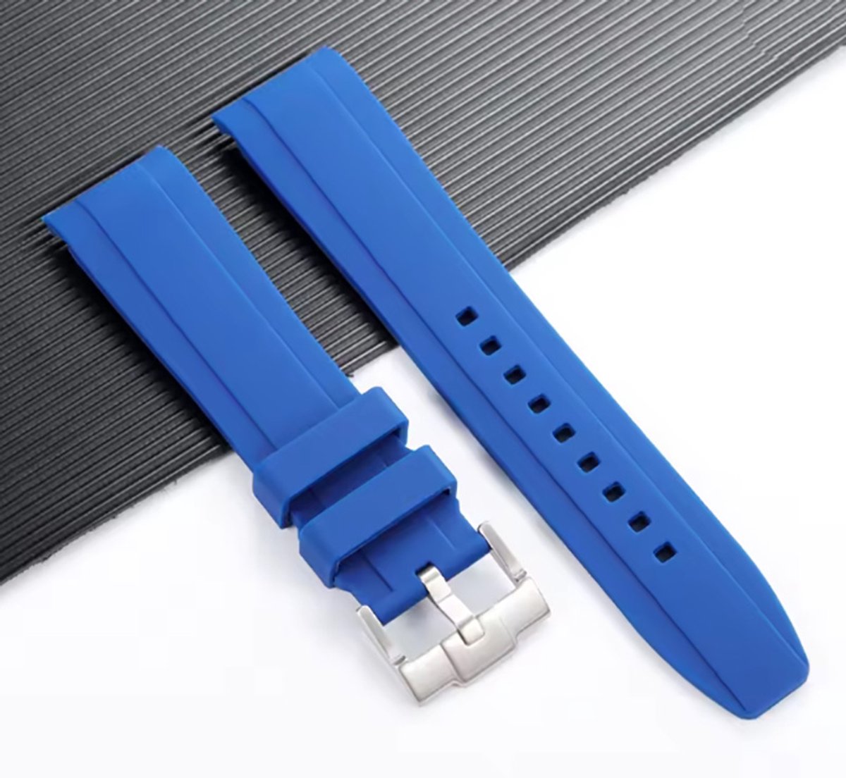 Actie4you® - Premium Siliconen Horlogebandje - Compatibel met Swatch X Omega MoonSwatch (20MM) - Blauw