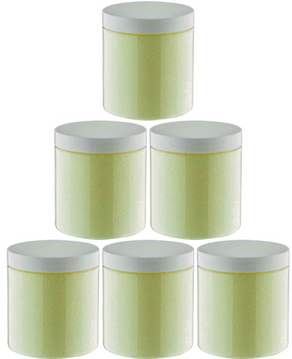 Scrubzout Zen Moment - 300 gram - Pot met witte deksel - set van 6 stuks - Hydraterende Lichaamsscrub