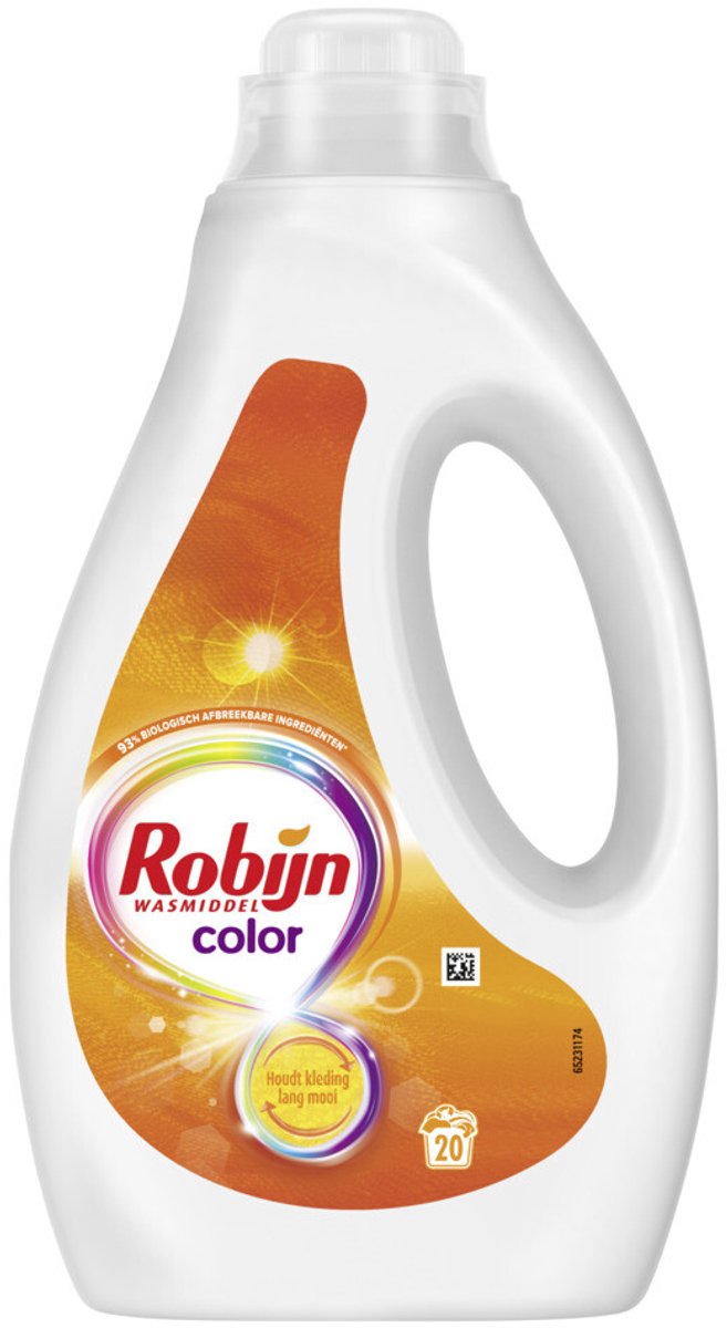 Robijn - Color - Vloeibaar Wasmiddel - 20 Wasbeurten - 1 stuk