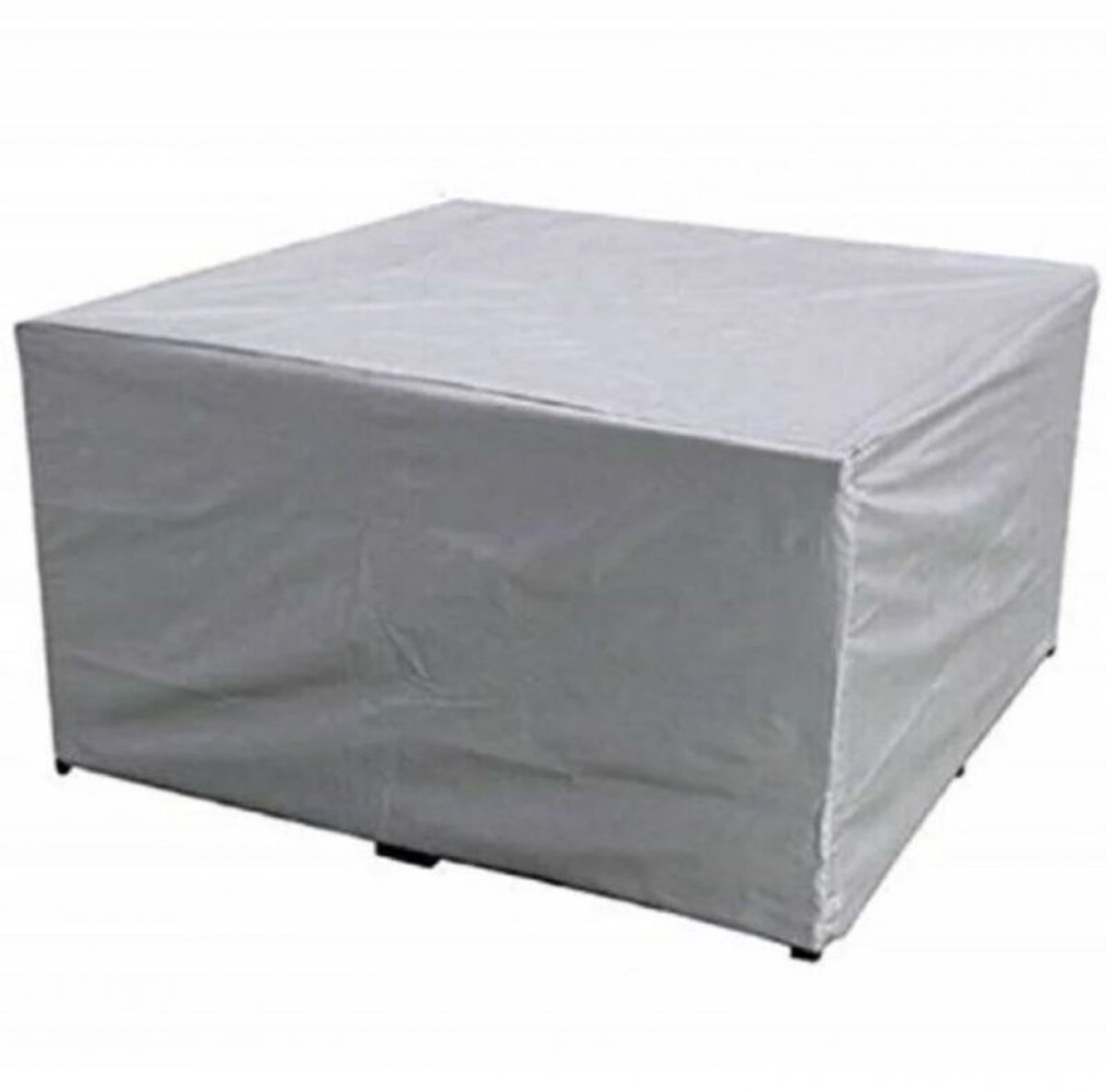 Tuinmeubelhoes - Weersbestendige Beschermhoes - Buitenhoes voor tafel - Tuinbank beschermhoes - 210x140x80 cm - Loungeset Hoes - Waterdichte Beschermhoes Tuinmeubelen - Zilver hoes tuinset - Waterdichte Stoelhoes - Waterdichte Tuintafel