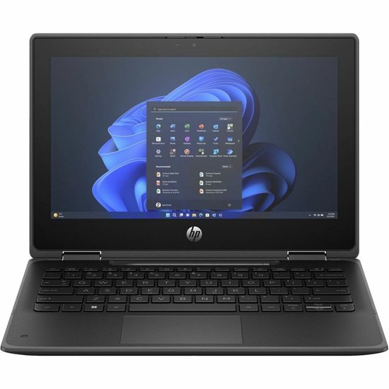 HP Fortis Flip G1i 11 Intel® N N150 Hybride (2-in-1) 29,5 cm (11.6") Touchscreen HD 4 GB LPDDR5-SDRAM 128 GB UFS Wi-Fi 6E (802.11ax) Windows 11 Pro Zwart - HP - Hoofdafbeelding