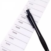 kleding labels plakken - labels textiel - labelstextiel - naamlabel textiel - naamlabel textiel sticker - 200 Stuks - Wasbaar - volwassenen naamlabel textiel - labels